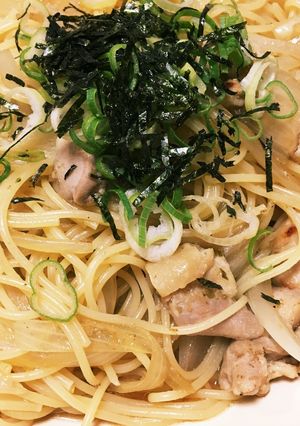 鶏肉と柚子胡椒パスタ-レシピのメイン写真