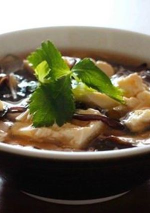 キクラゲとくずし豆腐のスープ生姜風味-レシピのメイン写真
