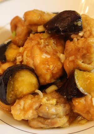 簡単！秋茄子と鶏肉の油淋鶏-レシピのメイン写真
