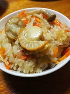 きのことベビーホタテの炊き込み御飯-レシピのメイン写真