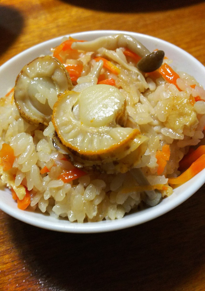 きのことベビーホタテの炊き込み御飯-レシピのメイン写真