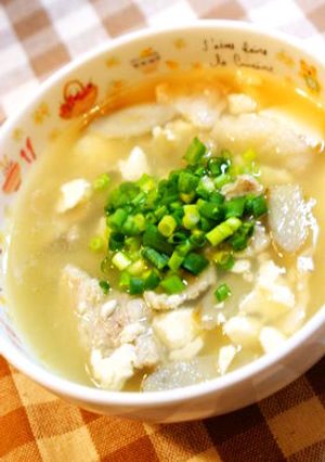 ✿崩し豆腐入り♡豚ごぼうスープ✿-レシピのメイン写真