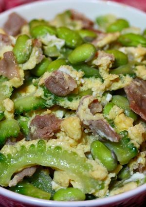 ゴーヤ豆チャンプル-レシピのメイン写真