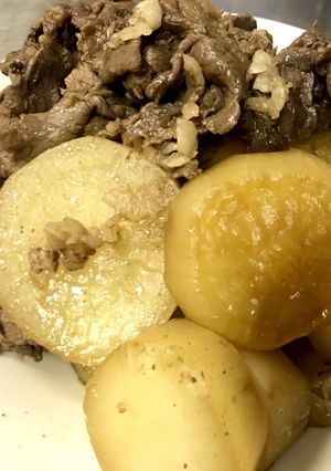 電子レンジで牛肉と大根のべっこう煮-レシピのメイン写真