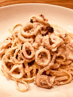ヤリイカとしめじのたらこクリームパスタ-レシピのメイン写真