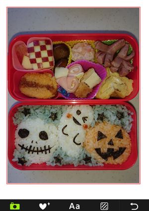 ハロウィンのお弁当-レシピのメイン写真