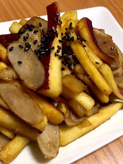 さつまいもとごぼうの炒め物-レシピのメイン写真
