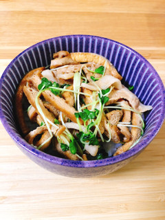 豚いなり寿司丼-レシピのメイン写真