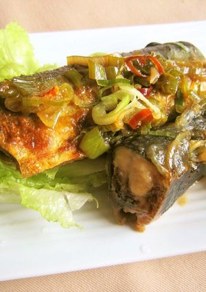 フライパンで秋刀魚のピリ辛焼き-レシピのメイン写真