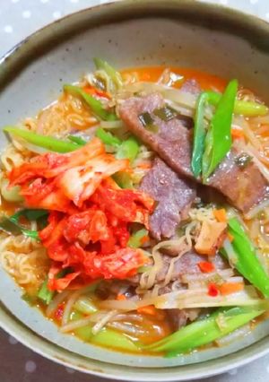 カルビクッパ風✿辛ラーメン-レシピのメイン写真