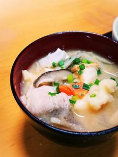 わが家の だんご汁・豚汁でも-レシピのメイン写真