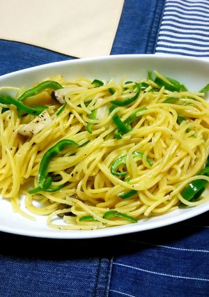 エリンギとピーマンの即席パスタ-レシピのメイン写真