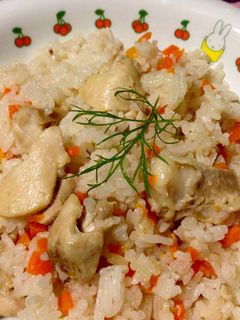 炊飯器で簡単 カオマンガイ風炊き込みご飯-レシピのメイン写真
