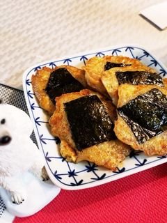 豆腐入レンコン餅磯辺焼き-レシピのメイン写真