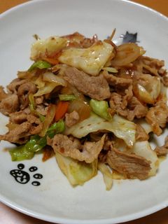 カット野菜で豚のしょうが焼き風肉野菜炒め-レシピのメイン写真