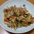 カット野菜で卵とじ肉野菜炒め