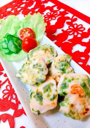 ☆胸肉´ω`和風な青のり衣焼き☆-レシピのメイン写真
