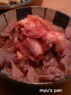 子供は豚丼、大人は豚キムチ丼♪-レシピのメイン写真