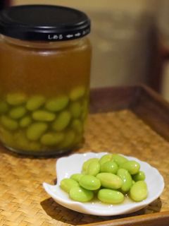 簡単おつまみ★枝豆のわさび×めんつゆ漬け-レシピのメイン写真
