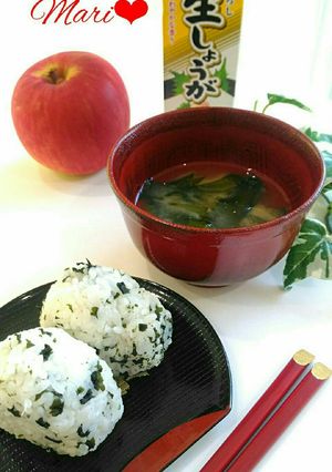 簡単お湯で溶かすだけ☆生姜入り味噌汁-レシピのメイン写真