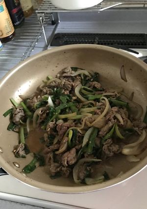 味付け簡単牛コマの味噌炒め-レシピのメイン写真