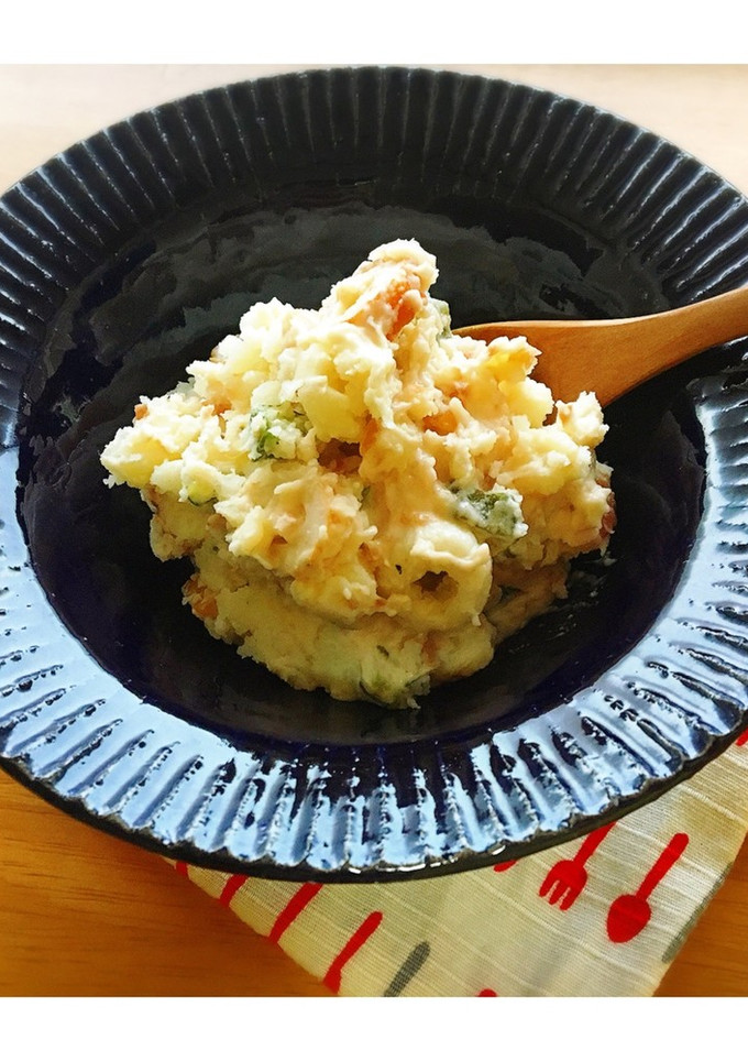 和風♩オクラとちくわの梅マヨポテサラ-レシピのメイン写真