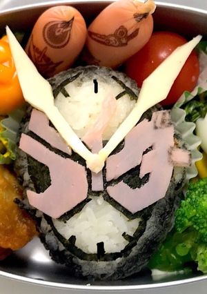 仮面ライダージオウ弁当 キャラ弁-レシピのメイン写真