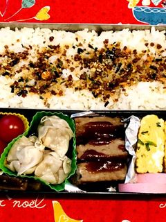 お弁当(学校にて食す)-レシピのメイン写真
