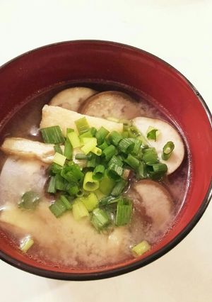 お茄子と油揚げの味噌汁-レシピのメイン写真