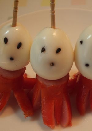 キャラ弁☆ウズラとウインナーで宇宙人-レシピのメイン写真