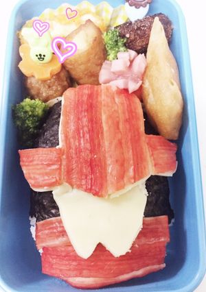 キャラ弁【ルパンレンジャー】-レシピのメイン写真