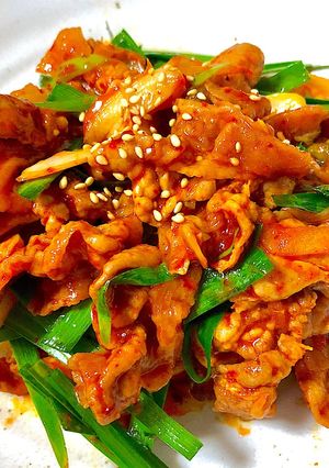 ウマ辛~~!!*ニラ豚キムチ*-レシピのメイン写真