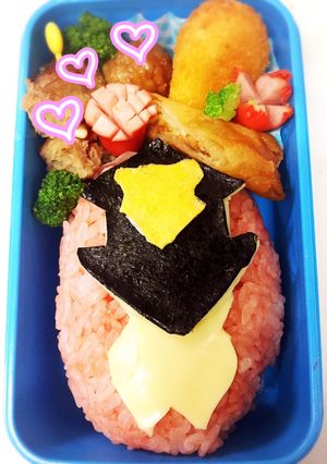キャラ弁【パトレンジャー】-レシピのメイン写真