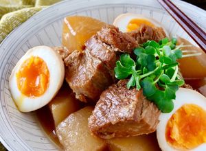 圧力鍋で☆豚の角煮（豚バラ大根味付き卵）-レシピのメイン写真