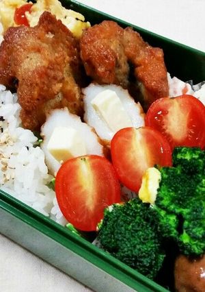 お弁当に簡単枝豆入りポテトサラダ-レシピのメイン写真
