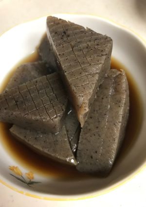 こんにゃくの煮物-レシピのメイン写真