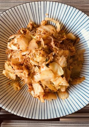 簡単糖質オフ☆キムチこんにゃく麺-レシピのメイン写真