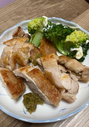 鶏皮パリパリステーキ-レシピのメイン写真