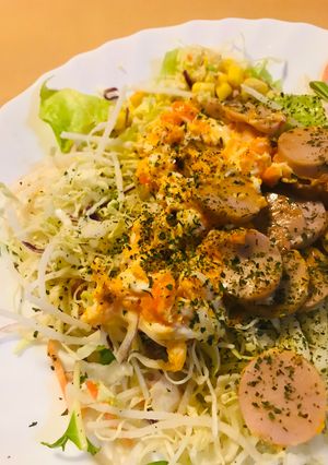 輪切り魚肉ソ＆玉子の炒めもの-レシピのメイン写真