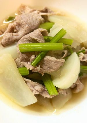 かぶと豚肉のあっさり煮-レシピのメイン写真