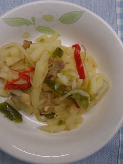 学校給食 じゃが芋と野菜の炒め物-レシピのメイン写真