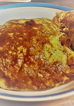 150円でできる　オム焼きそば-レシピのメイン写真