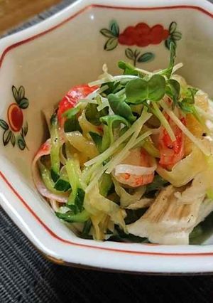鶏とクラゲの中華風マリネ×SHiBORO-レシピのメイン写真