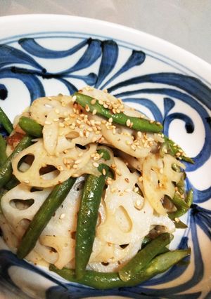 麺つゆで✿レンコンとささぎのマヨ金平✿-レシピのメイン写真