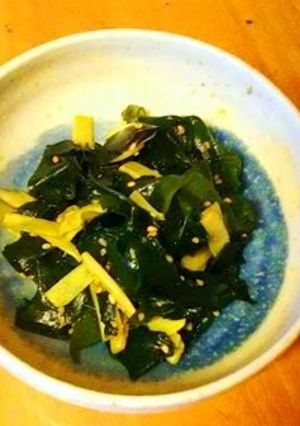 わかめと新生姜のごま油炒め-レシピのメイン写真