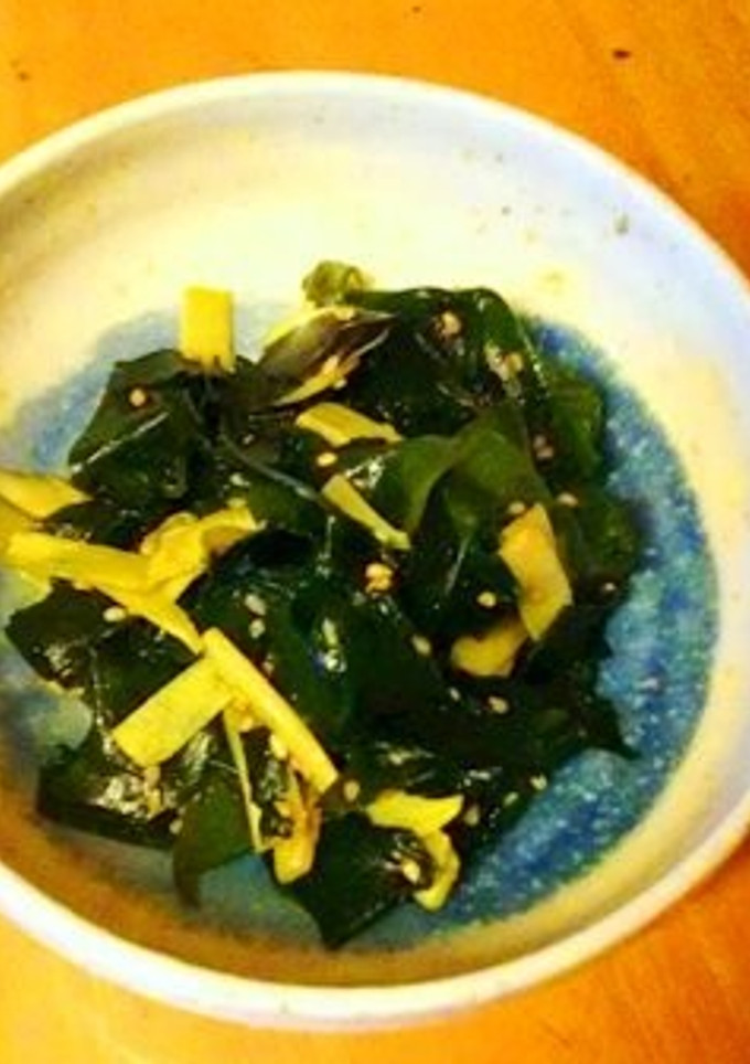 わかめと新生姜のごま油炒め-レシピのメイン写真