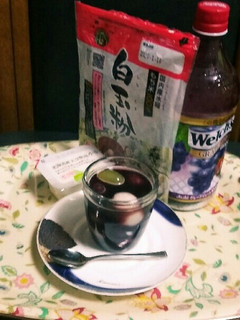 豆腐白玉と葡萄の盛り沢山ゼリー(^q^)-レシピのメイン写真