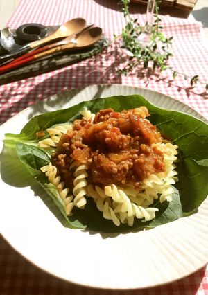 カットトマト缶から作るミートソース　-レシピのメイン写真