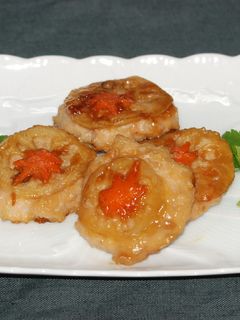海老レンコンつくねの照り焼き♪-レシピのメイン写真