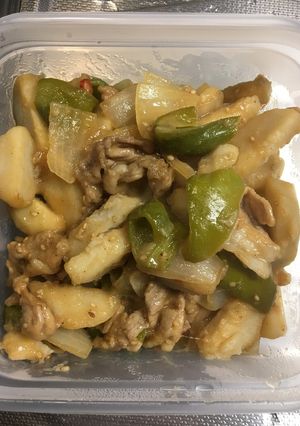 ☆里芋と豚肉の甘酢炒め☆-レシピのメイン写真